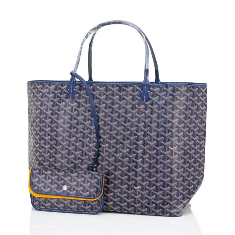 goyard navy blue bag|goyard bag prices.